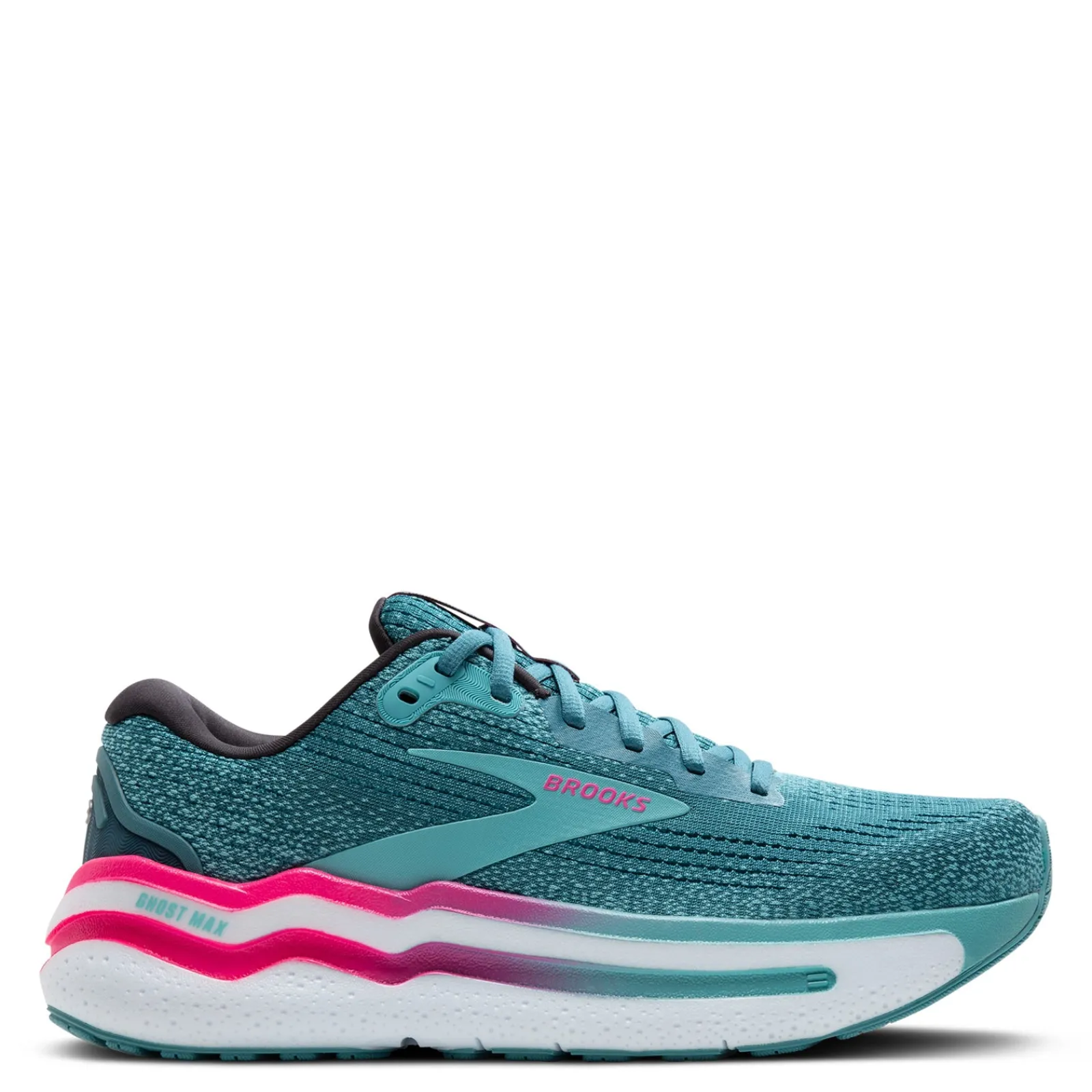 Brooks Sneakers & Athletic|Women's , Ghost Max 2 Running Shoe Storm Blue/Knockout Pink/Aqua