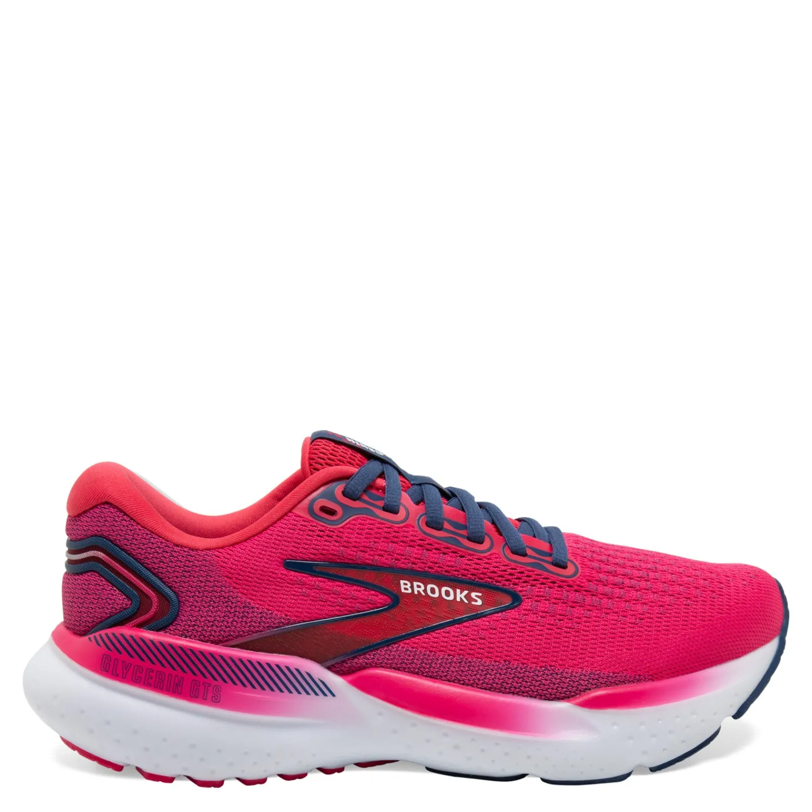 Brooks Sneakers & Athletic|Women's , Glycerin GTS 21 Running Shoe Raspberry/Estate Blue