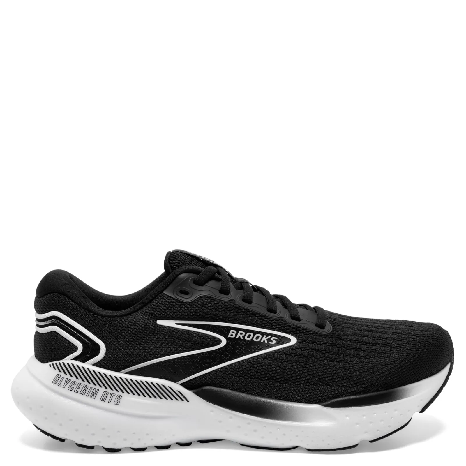 Brooks Sneakers & Athletic|Women's , Glycerin GTS 21 Running Shoe - Wide Width Black/Grey/White