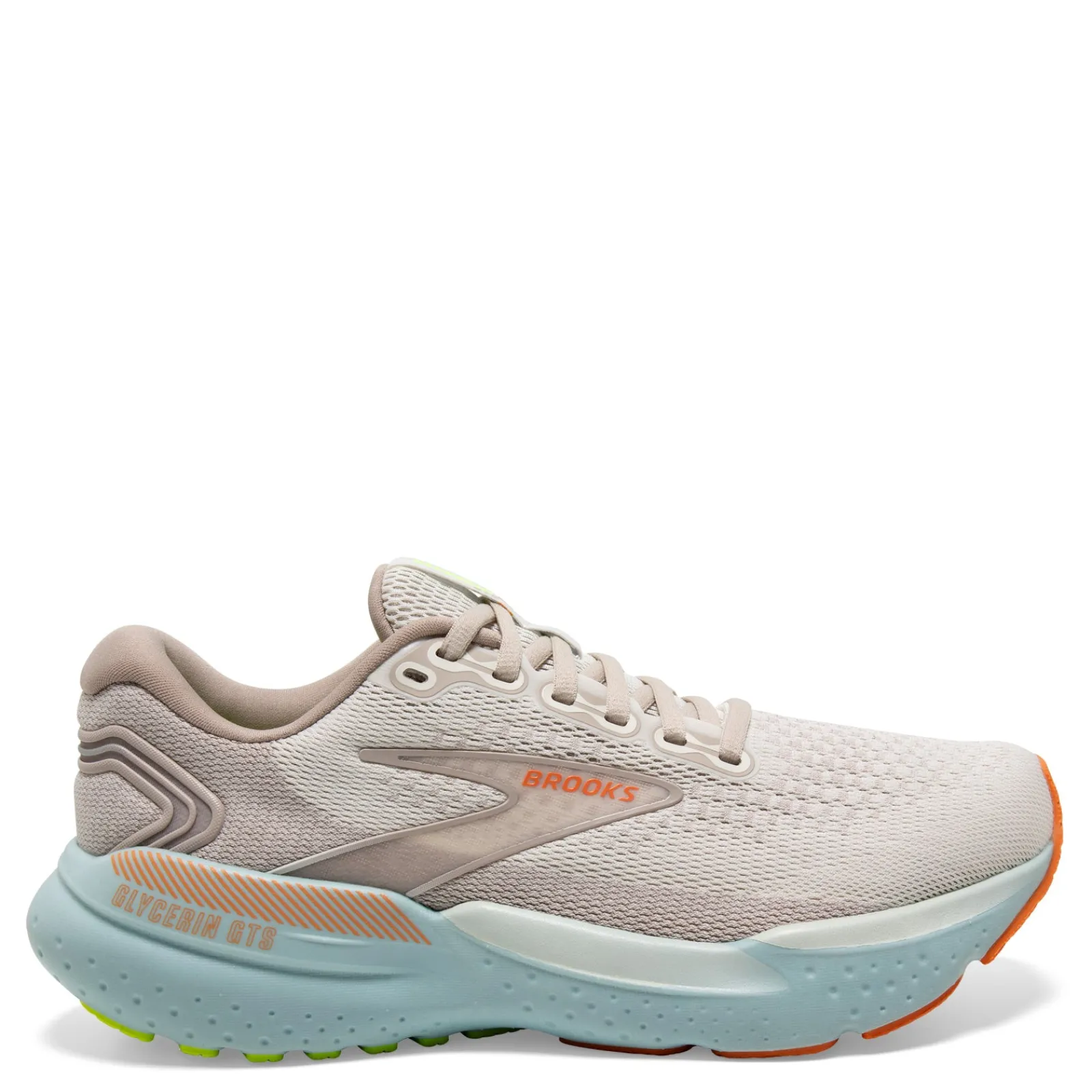 Brooks Sneakers & Athletic|Women's , Glycerin GTS 21 Running Shoe Coconut/Aqua/Autumn Sunset