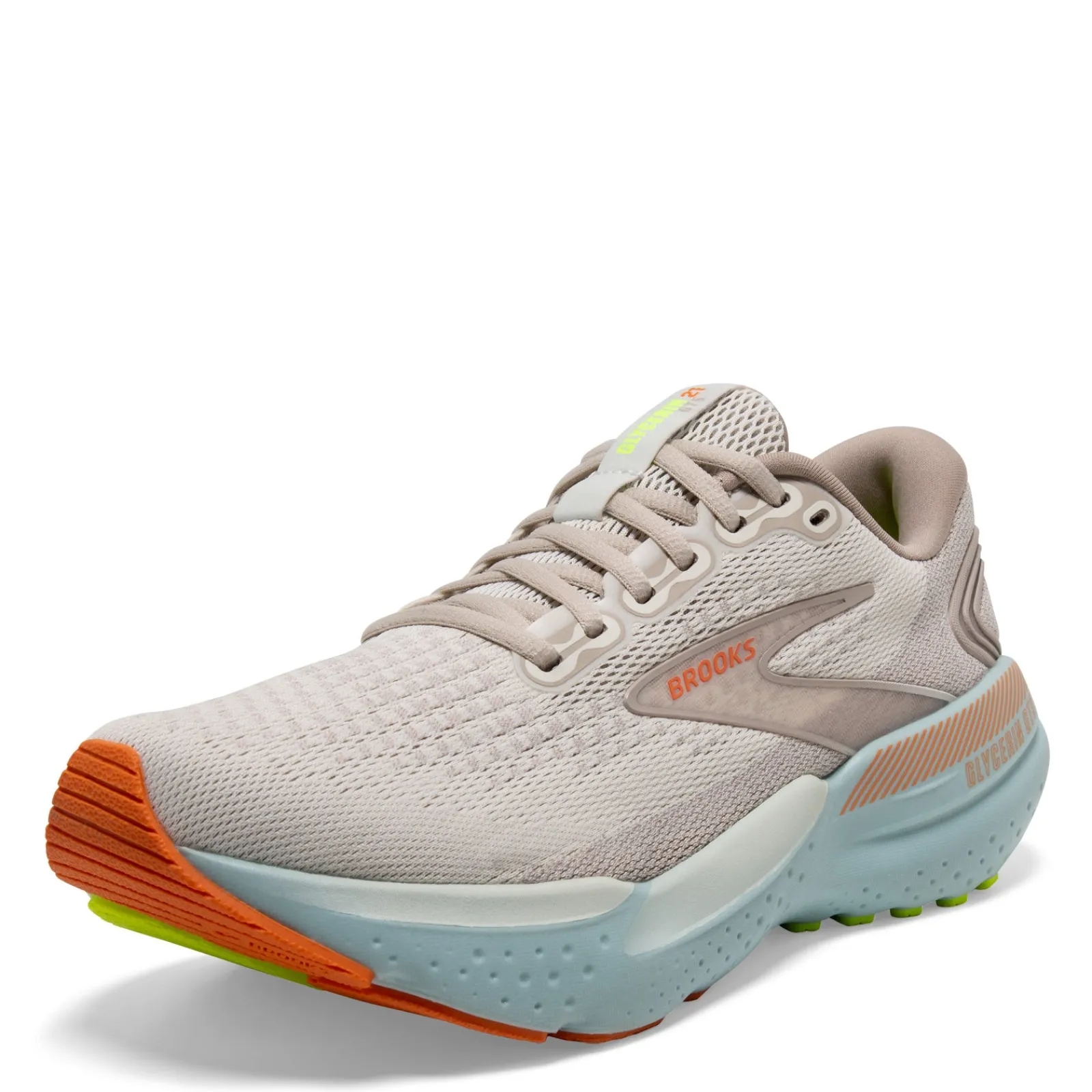 Brooks Sneakers & Athletic|Women's , Glycerin GTS 21 Running Shoe Coconut/Aqua/Autumn Sunset