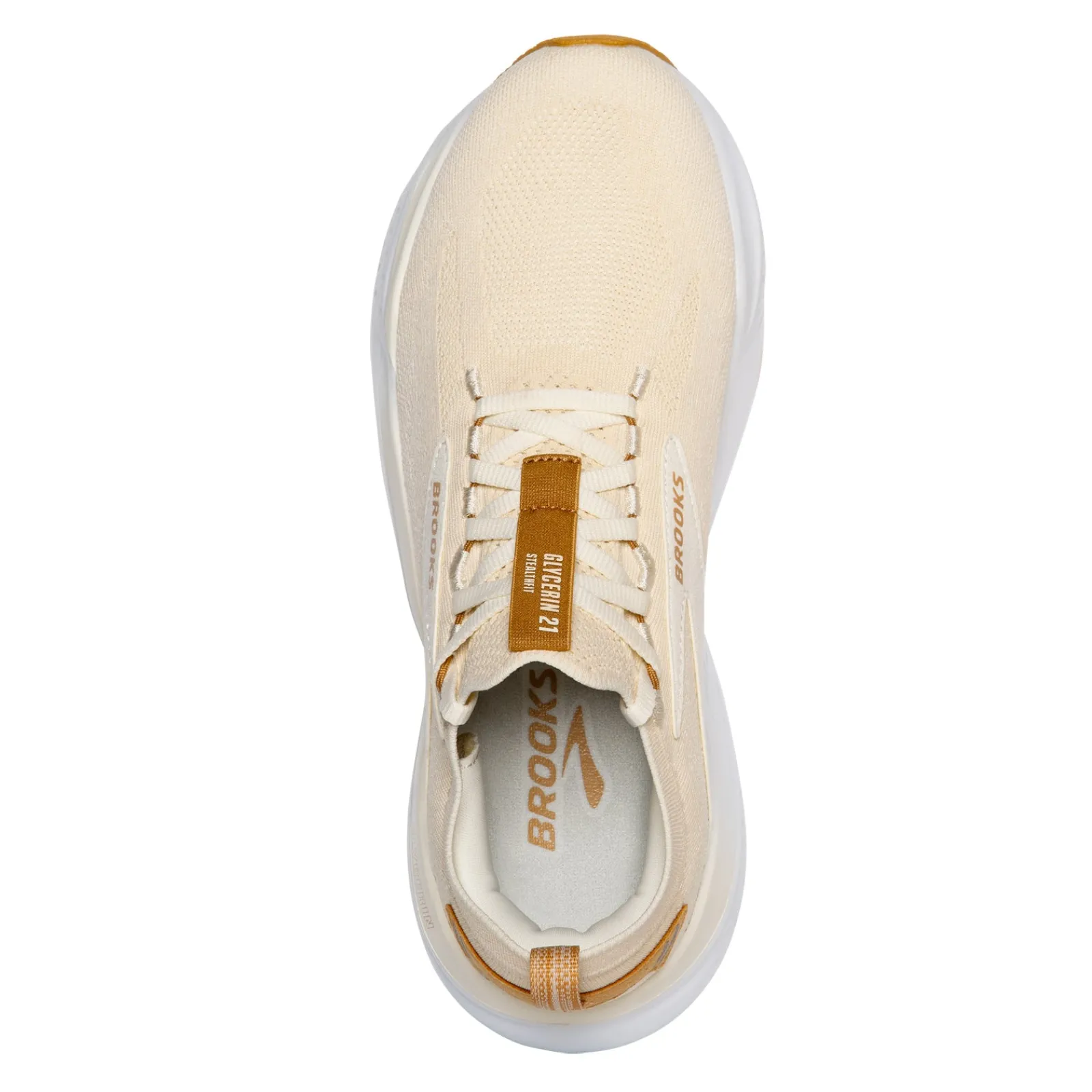 Brooks Sneakers & Athletic|Women's , Glycerin Stealthfit 21 Running Shoe Marshmallow/Cream/Biscuit