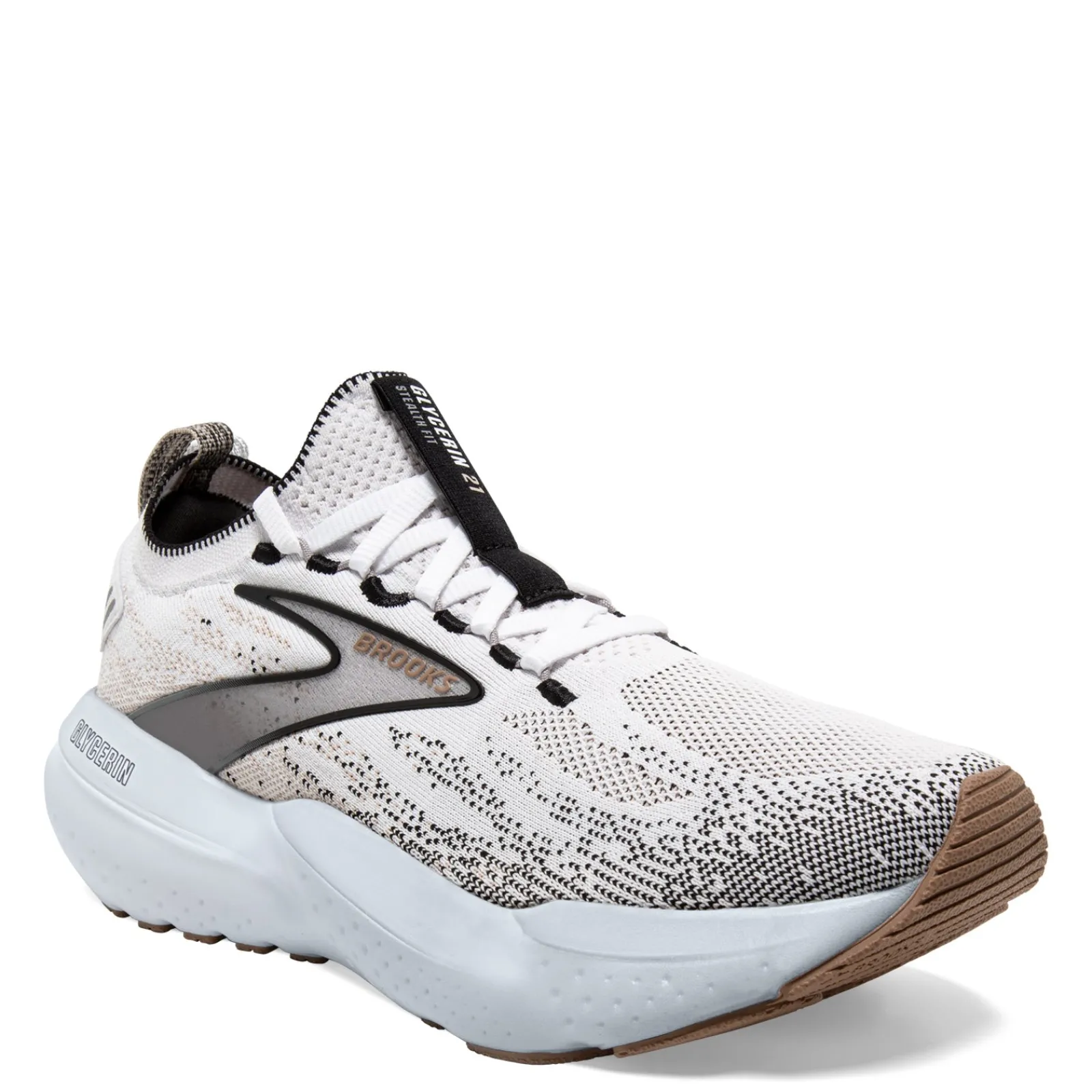 Brooks Sneakers & Athletic|Women's , Glycerin Stealthfit 21 Running Shoe White/Grey/Black