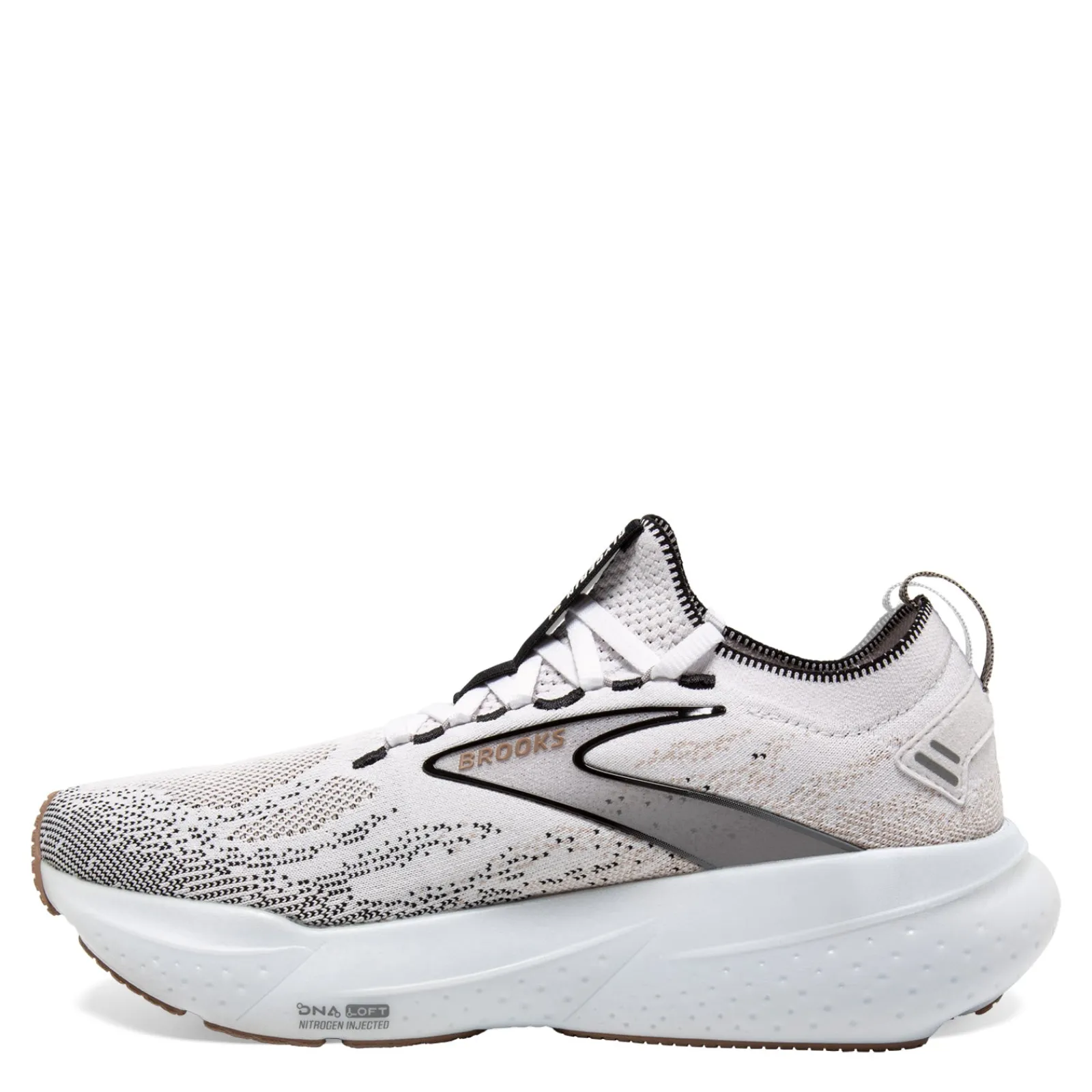 Brooks Sneakers & Athletic|Women's , Glycerin Stealthfit 21 Running Shoe White/Grey/Black