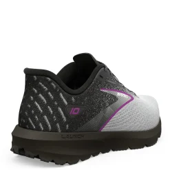 Brooks Sneakers & Athletic|Women's , Launch 10 Running Shoe - Wide Width Black/White/Violet
