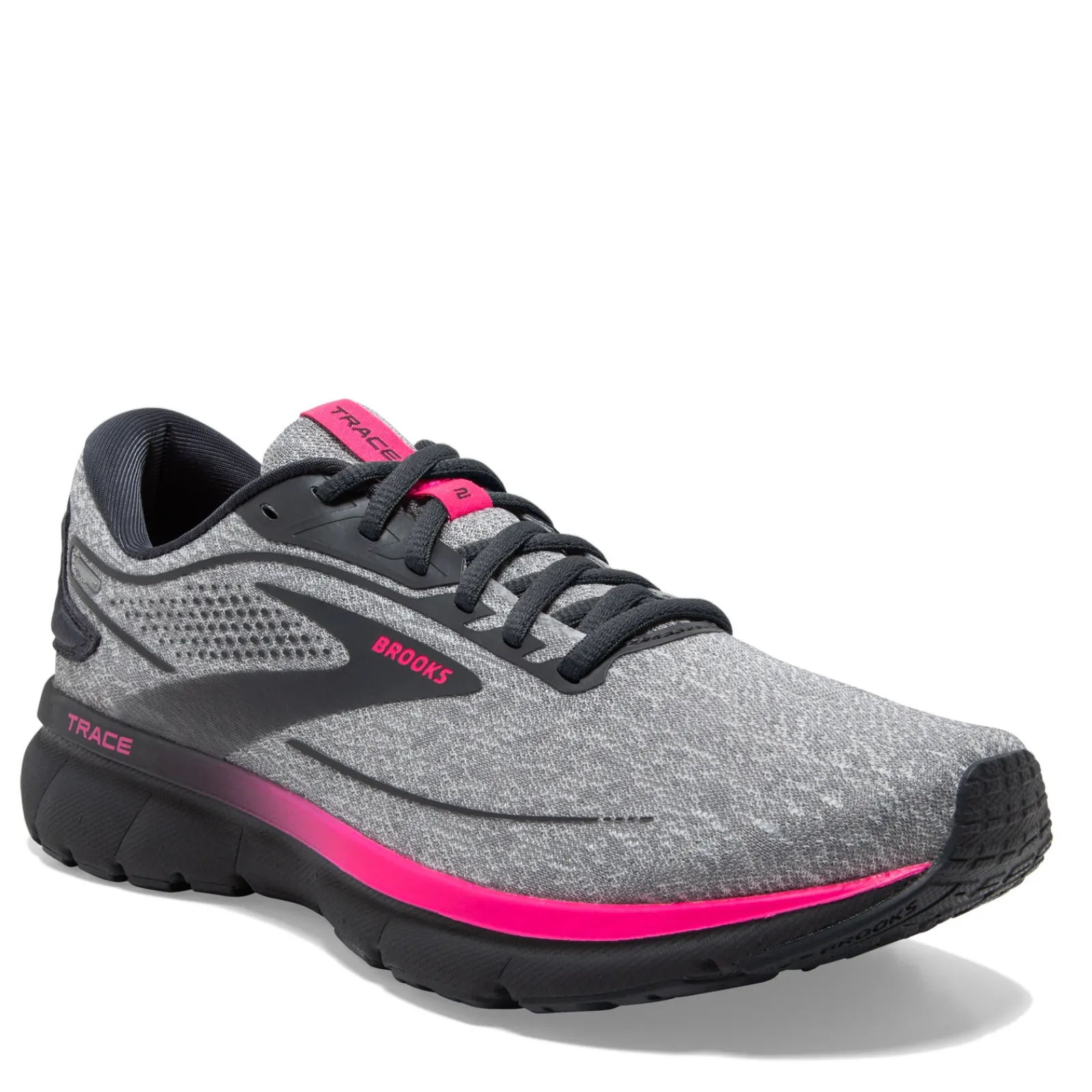 Brooks Sneakers & Athletic|Women's , Trace 2 Running Shoe Oyster/Ebony/Pink