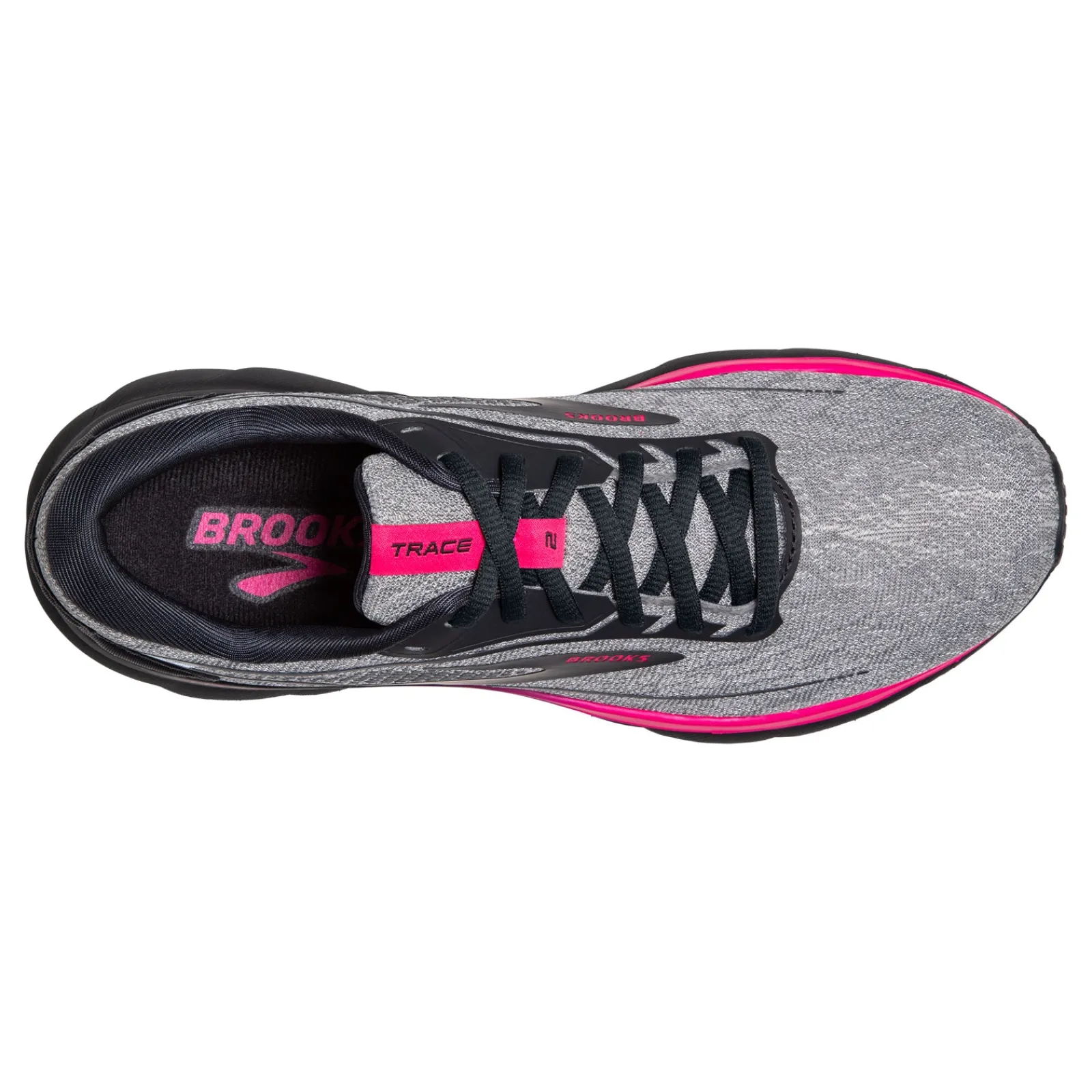 Brooks Sneakers & Athletic|Women's , Trace 2 Running Shoe Oyster/Ebony/Pink