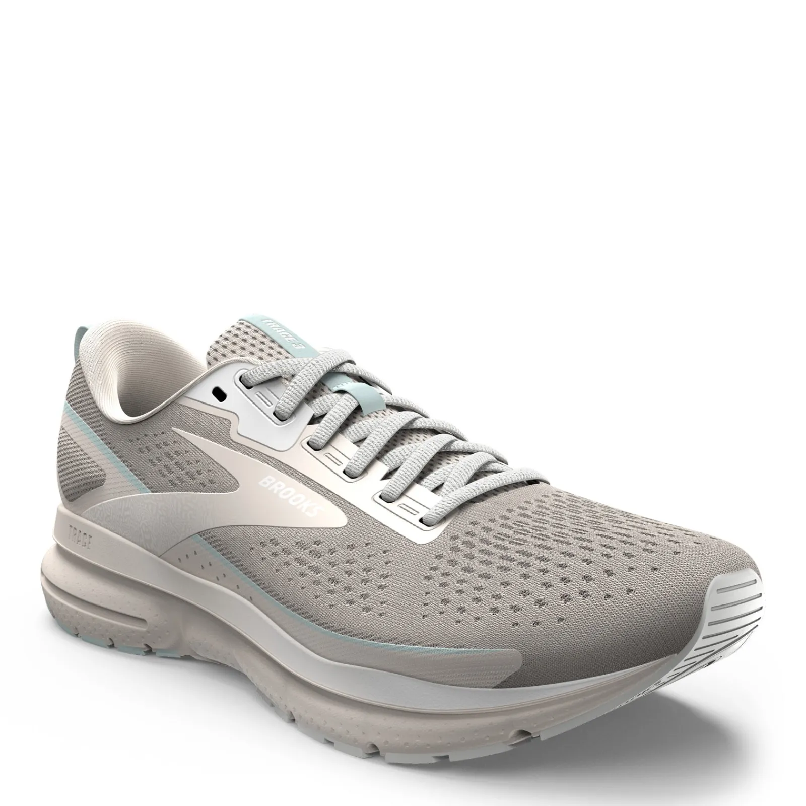 Brooks Sneakers & Athletic|Women's , Trace 3 Running Shoe Crystal Grey/Blue Glass/White