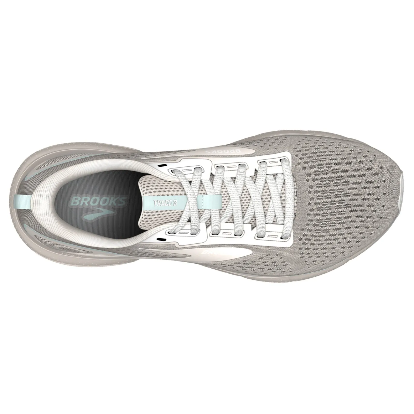Brooks Sneakers & Athletic|Women's , Trace 3 Running Shoe Crystal Grey/Blue Glass/White