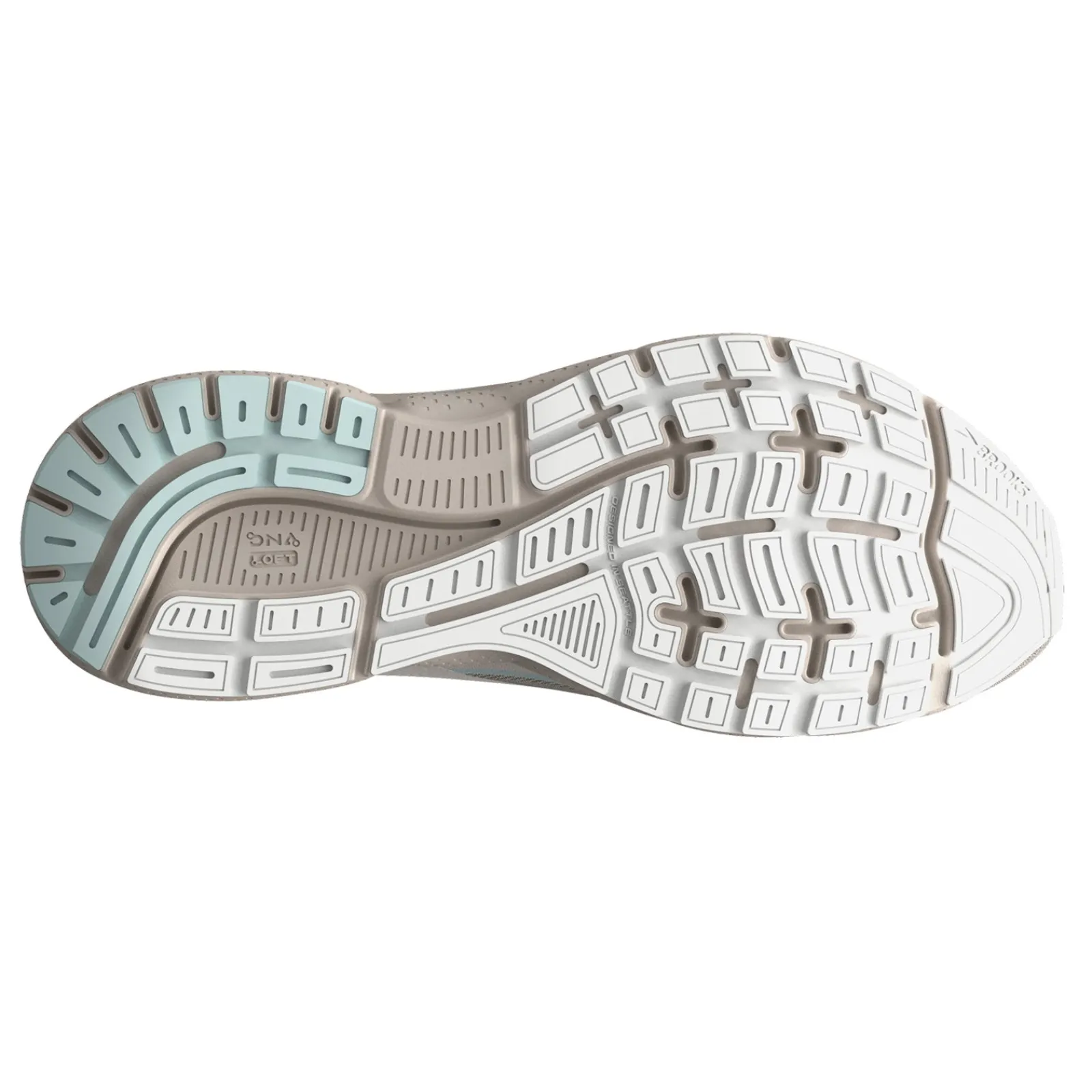 Brooks Sneakers & Athletic|Women's , Trace 3 Running Shoe Crystal Grey/Blue Glass/White