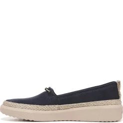 Bzees Loafers|Women's , Maui Slip-On Navy Blazer Palm Leaf