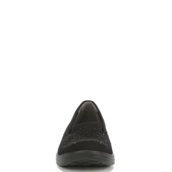 Bzees Flats|Women's , Poppyseed 3 Slip-On Black