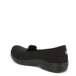 Bzees Flats|Women's , Poppyseed 3 Slip-On Black