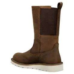 Carhartt Boots|Women's , Waterproof 10-Inch Wellington Wedge Boot Brown