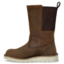 Carhartt Work & Safety|Women's , Waterproof 10-Inch Wellington Wedge Boot Brown
