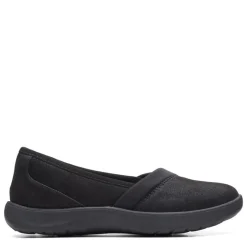 Clarks Slip-On Shoes|Women's , Adella Pace Slip-On Black