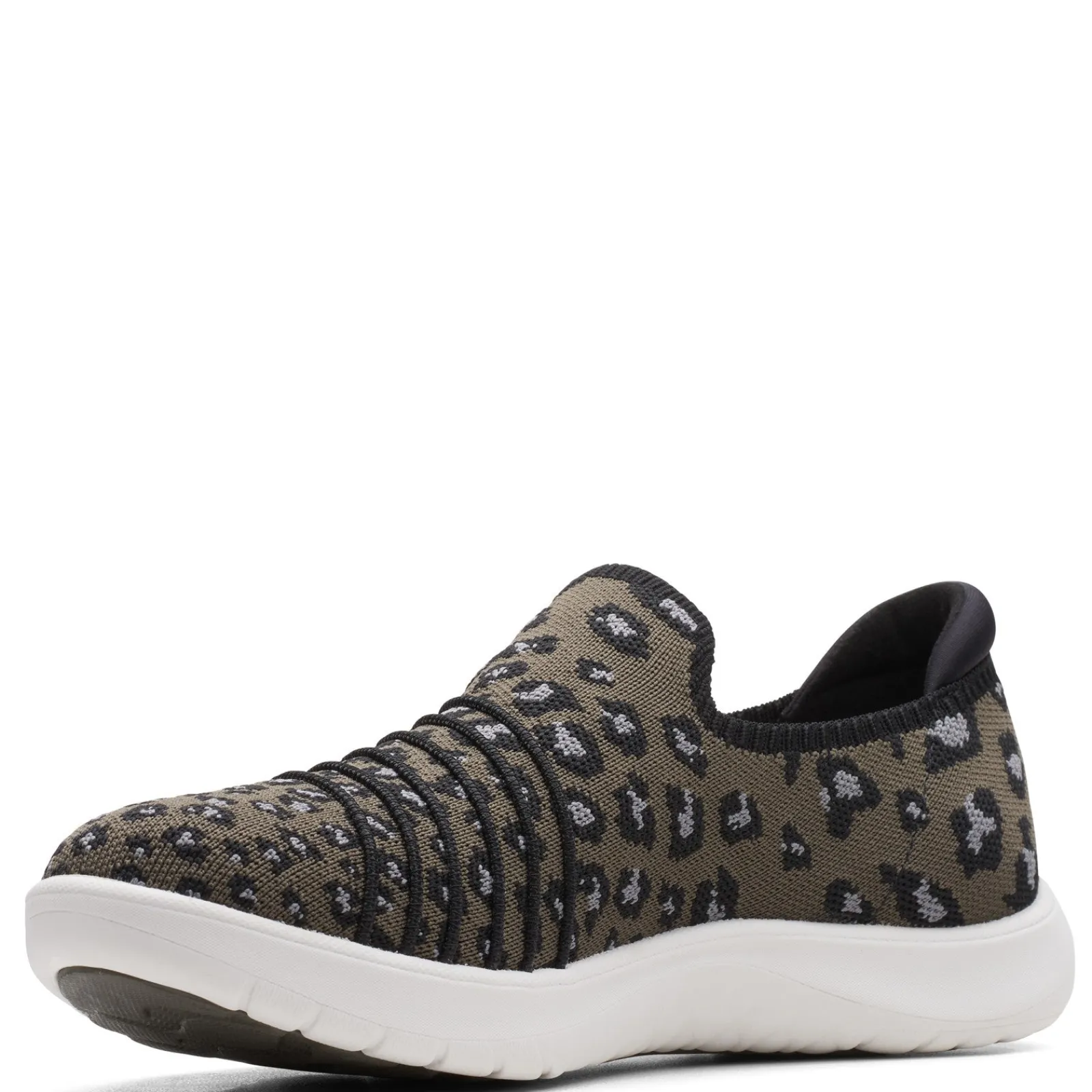 Clarks Sneakers & Athletic|Women's , Adella Step Slip-On Olive