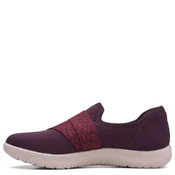 Clarks Sneakers & Athletic|Women's , Adella Stride Slip-On Burgundy