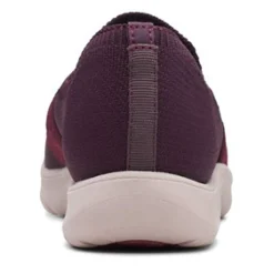 Clarks Sneakers & Athletic|Women's , Adella Stride Slip-On Burgundy