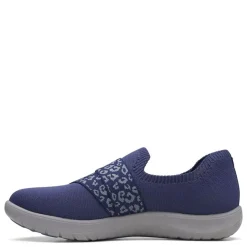 Clarks Sneakers & Athletic|Women's , Adella Stride Slip-On Navy