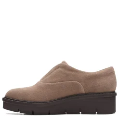 Clarks Slip-On Shoes|Women's , Airabell Sky Slip-On Pebble Suede