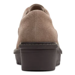 Clarks Wedges|Women's , Airabell Sky Slip-On Pebble Suede