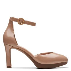 Clarks Pumps & Heels|Women's , Ambyr 2 Cove Pump Warm Beige