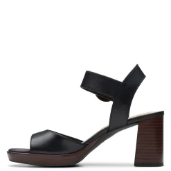 Clarks Pumps & Heels|Women's , AmbyrLyn Ruby Sandal Black