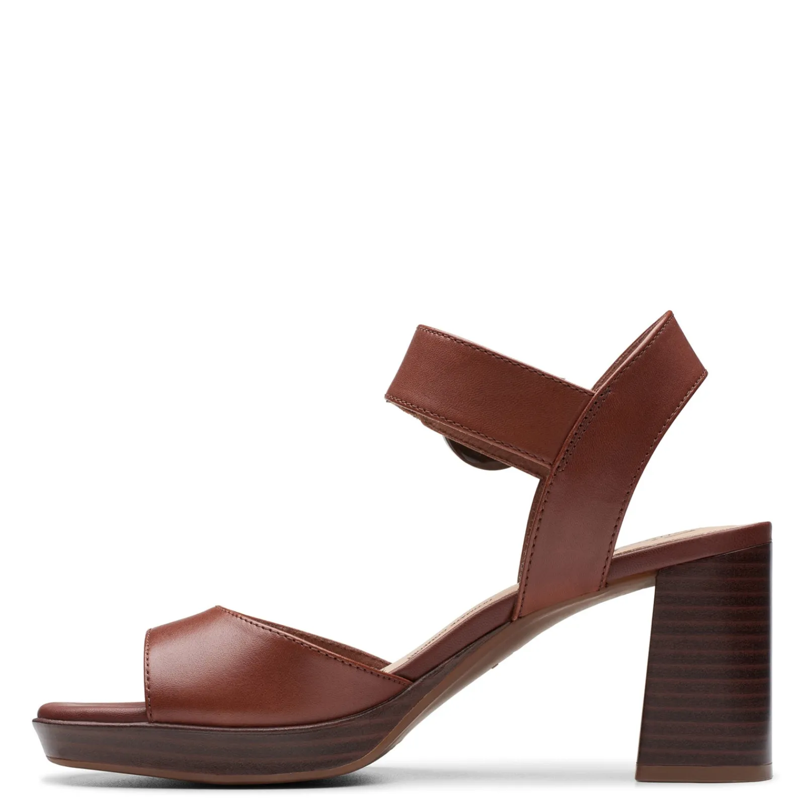 Clarks Pumps & Heels|Women's , AmbyrLyn Ruby Sandal Brithish Tan