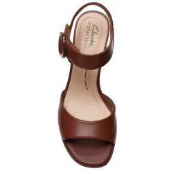 Clarks Pumps & Heels|Women's , AmbyrLyn Ruby Sandal Brithish Tan
