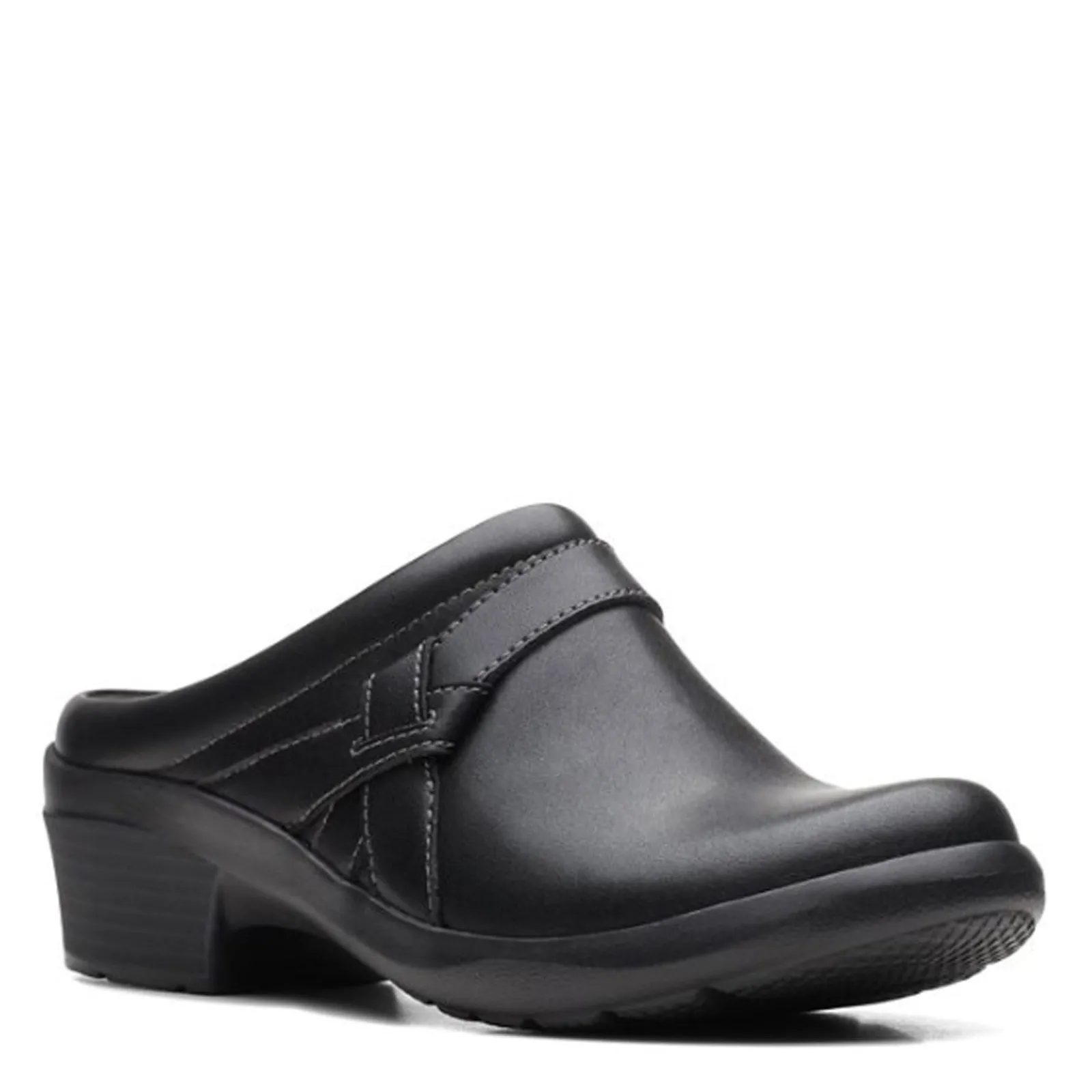 Clarks Slip-On Shoes|Women's , Angie Mist Clog Black