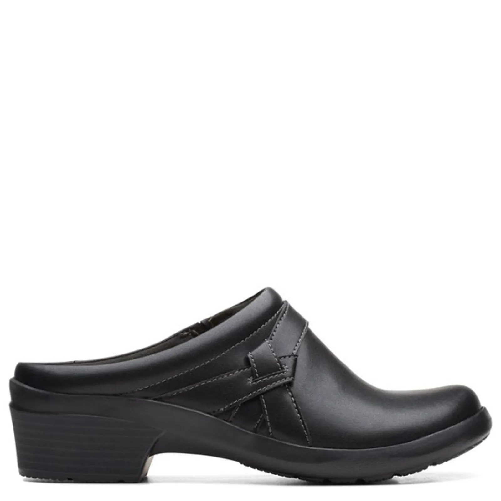 Clarks Slip-On Shoes|Women's , Angie Mist Clog Black