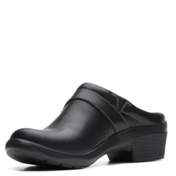 Clarks Slip-On Shoes|Women's , Angie Mist Clog Black