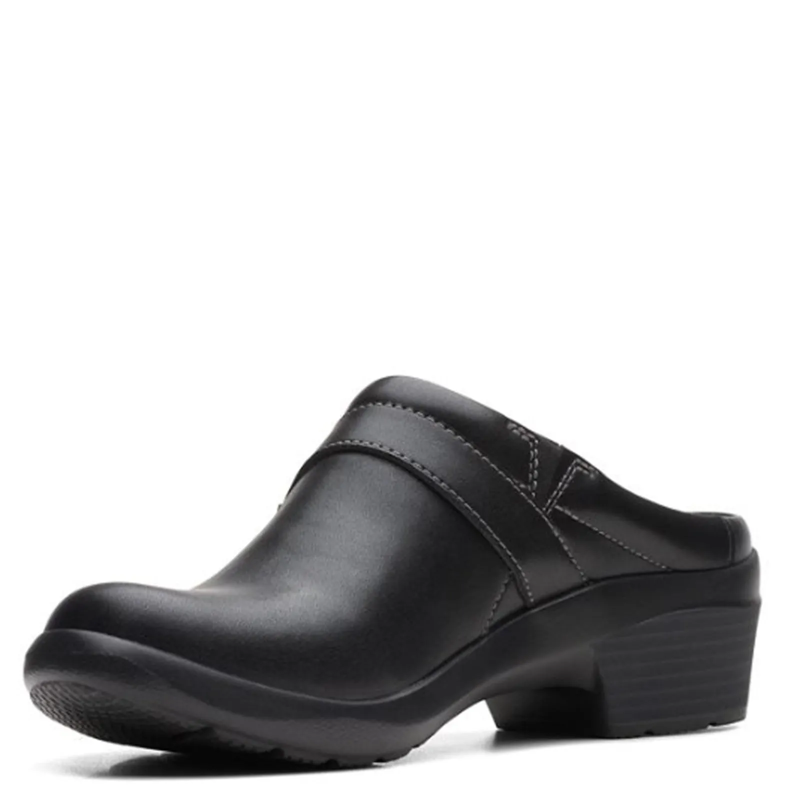 Clarks Slip-On Shoes|Women's , Angie Mist Clog Black