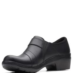 Clarks Pumps & Heels|Women's , Angie Pearl Slip-On Black