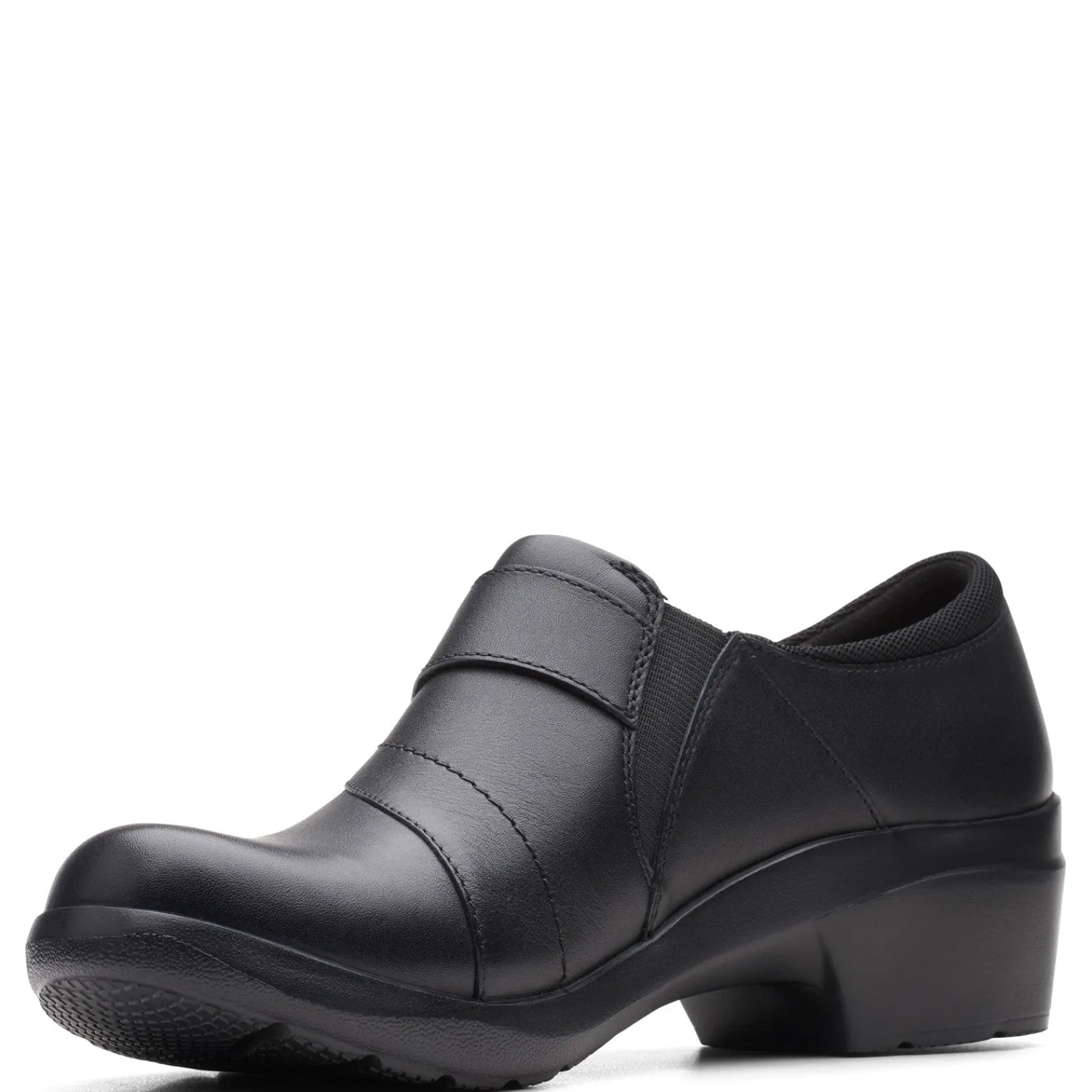 Clarks Pumps & Heels|Women's , Angie Pearl Slip-On Black