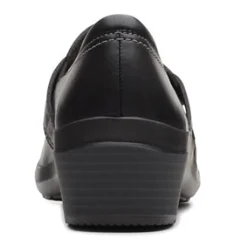 Clarks Slip-On Shoes|Women's , Angie Poppy Slip-On Black