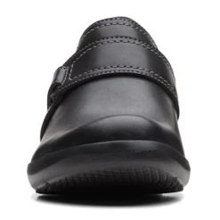 Clarks Loafers|Women's , Angie Poppy Slip-On Black