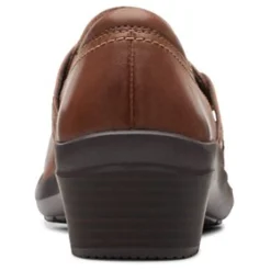 Clarks Clogs & Mules|Women's , Angie Poppy Slip-On Tan