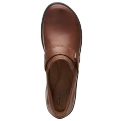 Clarks Clogs & Mules|Women's , Angie Poppy Slip-On Tan
