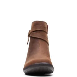Clarks Boots|Women's , Angie Spice Boot Dark Tan