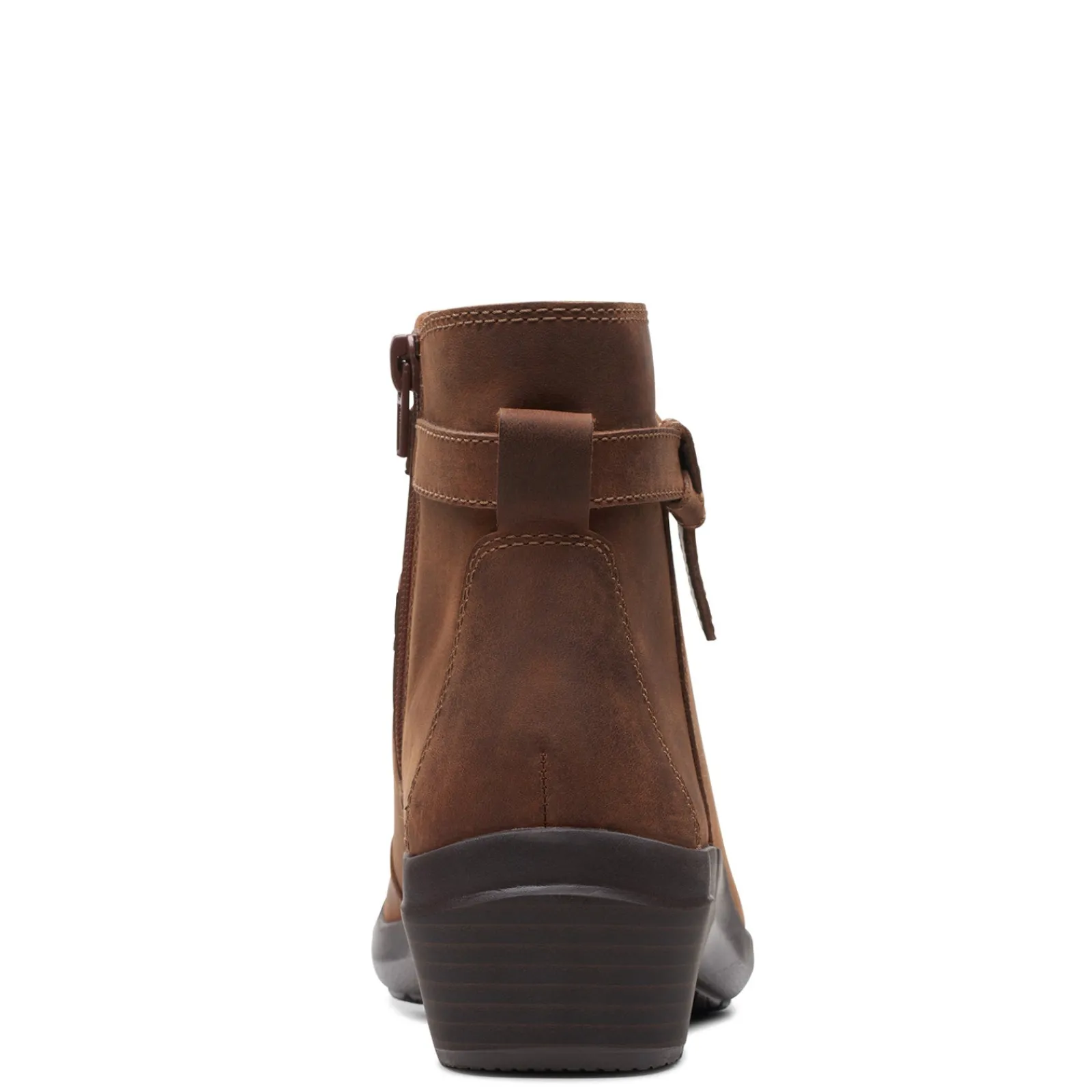 Clarks Boots|Women's , Angie Spice Boot Dark Tan