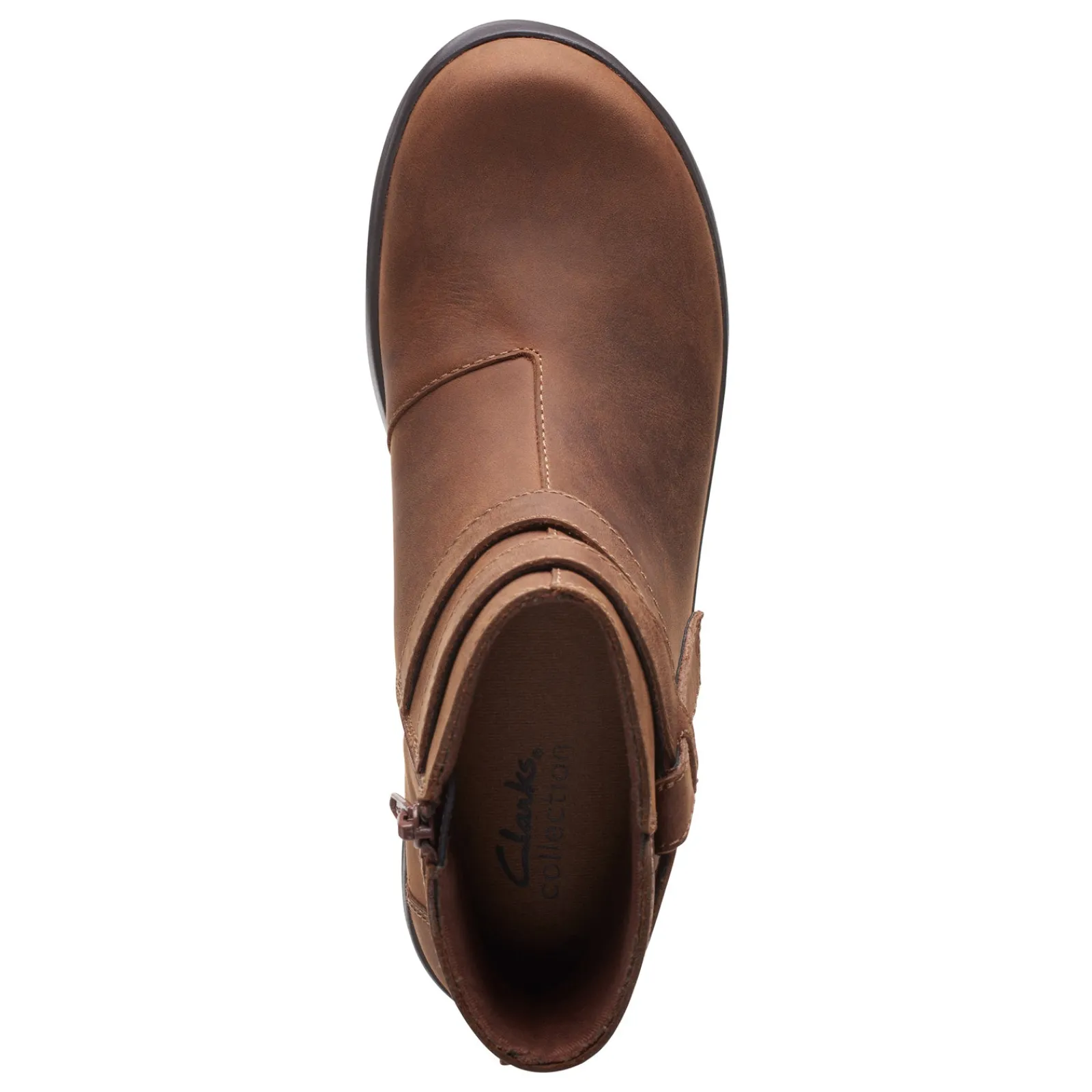 Clarks Boots|Women's , Angie Spice Boot Dark Tan