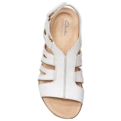 Clarks Sandals|Women's , April Belle Sandal White