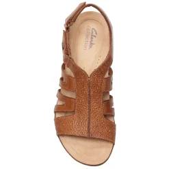 Clarks Sandals|Women's , April Belle Sandal Tan