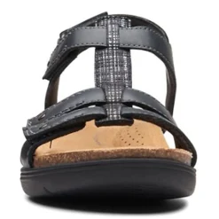 Clarks Sandals|Women's , April Cove Sandal Black
