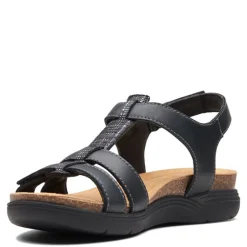 Clarks Sandals|Women's , April Cove Sandal Black