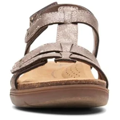 Clarks Sandals|Women's , April Cove Sandal Bronze Br