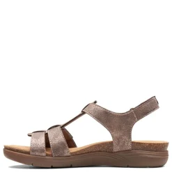 Clarks Sandals|Women's , April Cove Sandal Bronze Br
