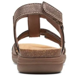 Clarks Sandals|Women's , April Cove Sandal Bronze Br